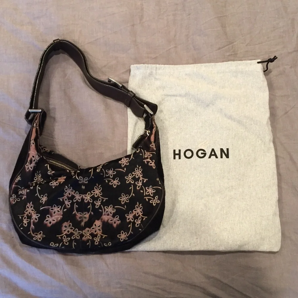 Vintage Hogan Brown Pony Hair Hobo Shoulder Bag